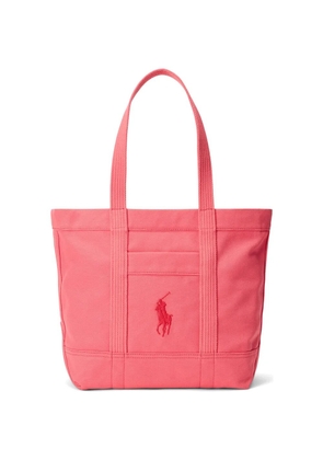 Polo Ralph Lauren embroidered-logo tote bag - Pink