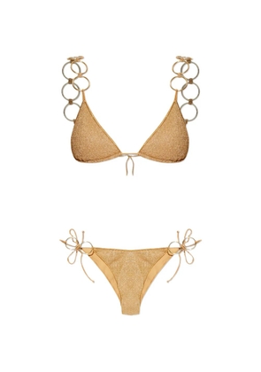 Oséree ring-embellished bikini - Gold