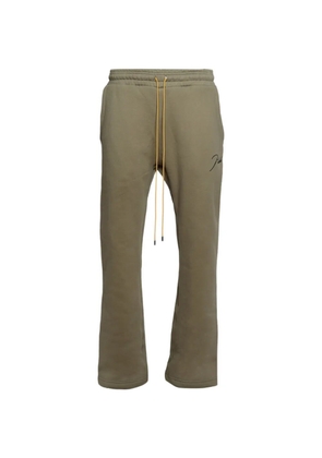 RHUDE Classique drawstring track pants - Green