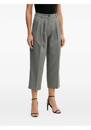 Sisley button pleated trousers - Grey