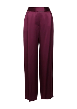 The Sei concealed-fastening pleated trousers - Red