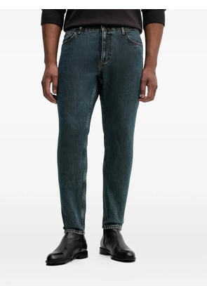 Sisley slim-fit patch-detail denim jeans - Blue