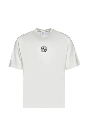 VETEMENTS Biker cross-logo T-shirt - White