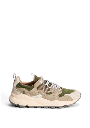 FLOWER MOUNTAIN Yamano 3 suede sneakers - Green