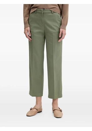 Sisley belt-loop trousers - Green