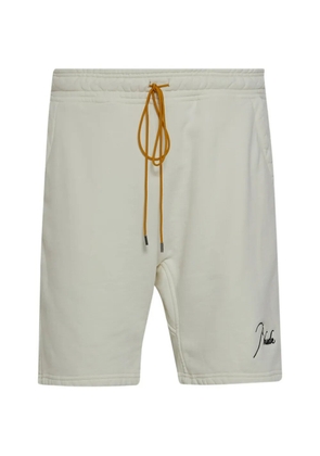 RHUDE Century drawstring-fastening shorts - Neutrals