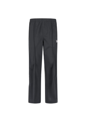 Needles logo striped track pants - Black