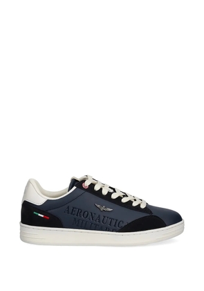 Aeronautica Militare logo plaque sneakers - Blue