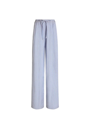 Dolce & Gabbana striped poplin trousers - Blue