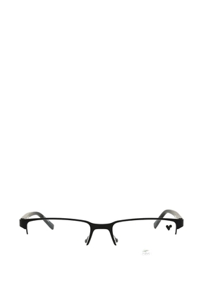 Lacoste rectangle semi rim eyeglasses - Black