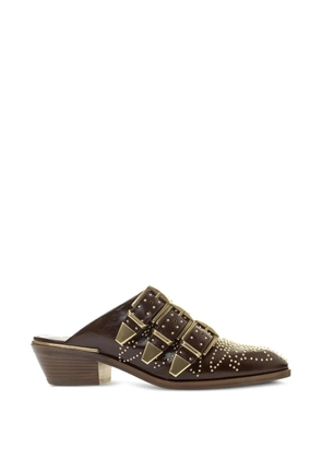 Chloé Susan studded sandals - Brown