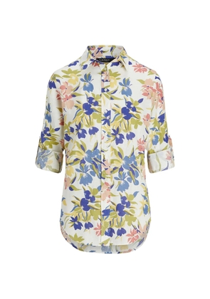 Polo Ralph Lauren floral-print top - Neutrals