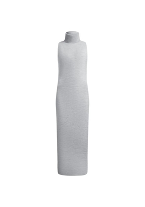 12 STOREEZ turtleneck sleeveless maxi dress - Grey