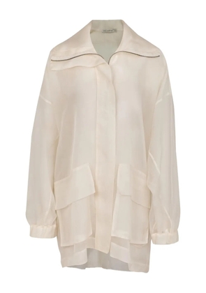 Lenny Niemeyer zip-up coat - Neutrals
