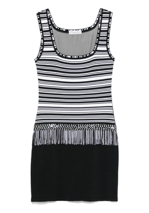 Christian Dior Pre-Owned striped mini dress - Black