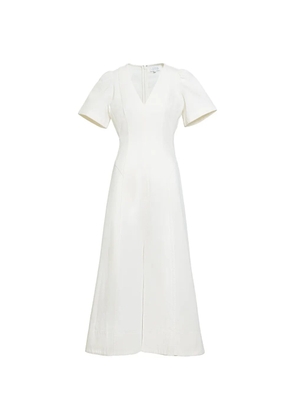 Tanya Taylor Renzo V-neck midi dress - White