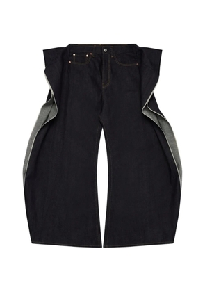 Junya Watanabe MAN wide-leg selvedge jeans - Blue