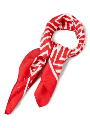 Lenny Niemeyer Cali leaf-patterned scarf - Red