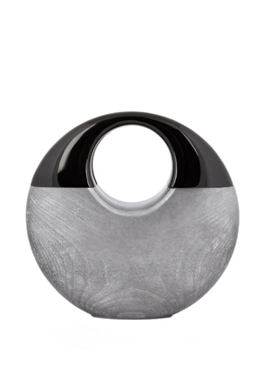 Gemy Maalouf glossy-effect clutch bag - Grey