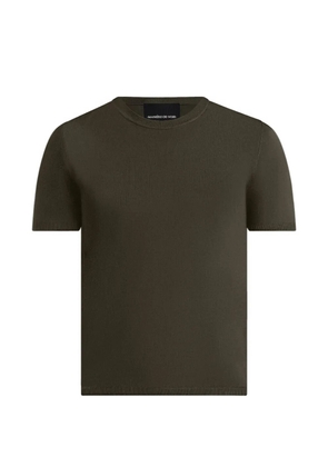 Manière De Voir knitted ribbed t-shirt - Green