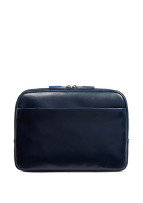 PIQUADRO leather crossbody bag - Blue