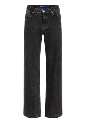 Karl Lagerfeld Jeans chain-panel straight-leg jeans - Grey