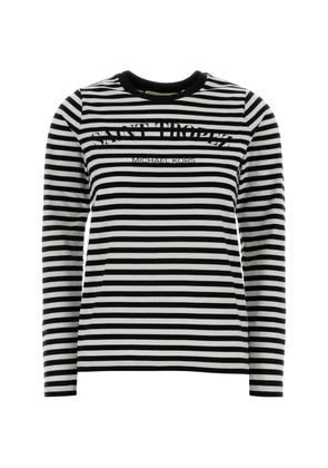 Michael Michael Kors striped long-sleeve t-shirt - White