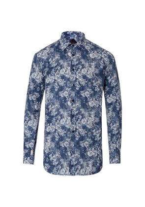 Billionaire floral-pattern shirt - Blue