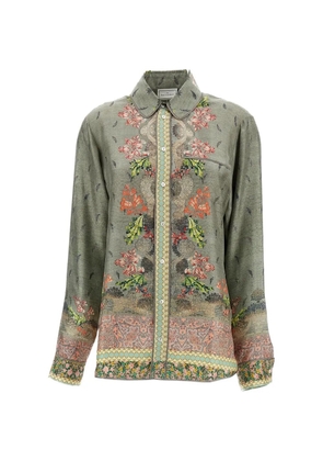 Pierre-Louis Mascia floral-print shirt - Green