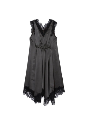 3.1 Phillip Lim lace V-neck midi dress - Grey