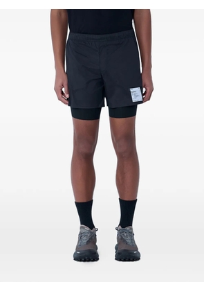 Satisfy elasticated waistband-compression shorts - Black