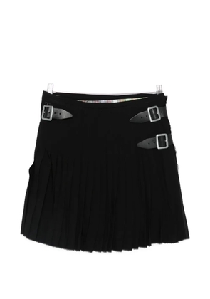 Vivienne Westwood Kilt buckle pleated mini skirt - Black