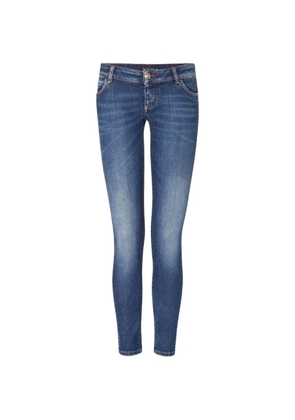 Philipp Plein belt-loops jeans - Blue