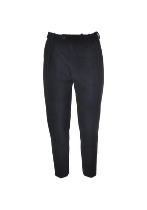 Hosio pleated corduroy trousers - Blue