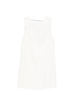 Patrizia Pepe chain-detail mini dress - White