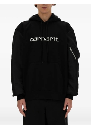 Junya Watanabe MAN x Carhartt hooded sleeve sweatshirt - Black