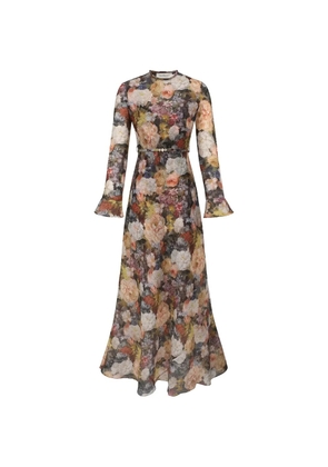 ZIMMERMANN Alchemy Sheath floral-print maxi dress - Brown