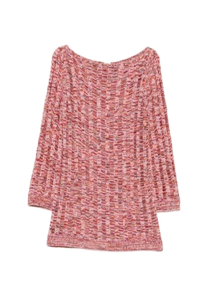 Missoni patterned mini dress - Pink