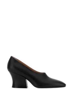 Jil Sander sculpted heeled pumps - Black
