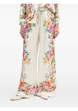 Hale Bob Lyanna floral palazzo pants - Neutrals