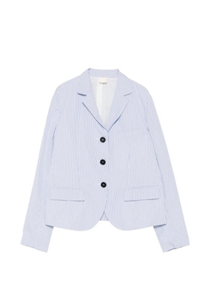 ASPESI striped button blazer - White