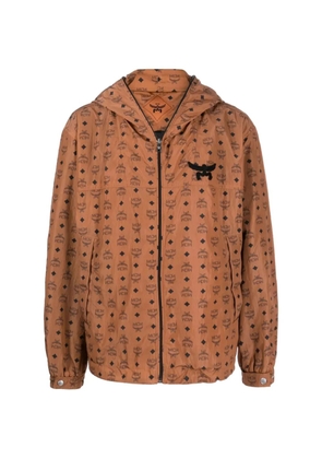 MCM Visetos hooded jacket - Brown