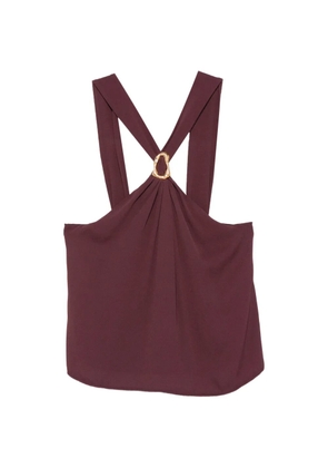 Forte Forte ring strap blouse - Purple