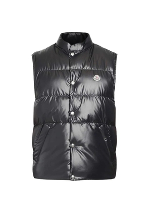 Moncler logo-applique quilted gilet - Black