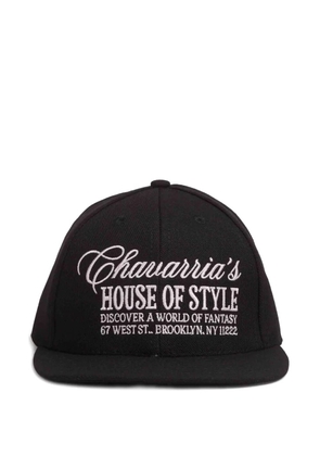 Willy Chavarria embroidered baseball cap - Black
