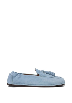 Scarosso Anais tassels suede loafers - Blue