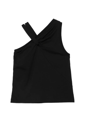 SOLOTRE twisted-strap top - Black