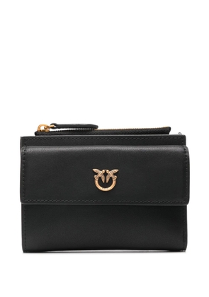 PINKO Love Birds-plaque wallet - Black