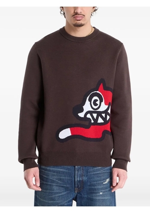 Billionaire Boys Club - Ice Cream Running Dog crew-neck sweater - Brown