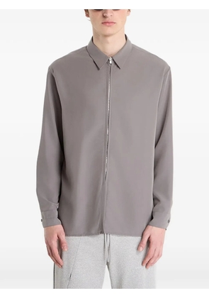 Post Archive Faction zip shirt - Grey